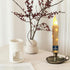 2pcs 6inch Vigils(LW2P-WH) Magical Candlesticks Flameless Taper Candle, White LED Tapered Candles Remote Dipped Candle