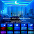 60+ Aurora Northern Lights Projector: Light Effects White Noise Stars Sky Moon Lights for Bedroom Bluetooth Remote