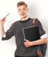 Dunwell College Ruled Spiral Notebook, 1 Subject, 8.5 x 11, Protective Plastic Cover, 80 Sheets, Perforated Pages