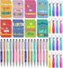 PerKoop 48 Pcs Inspirational Gifts Set, Motivational Notepads, Ballpoint Pens, Keychains, Cute Colorful Journals