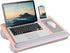 LAPGEAR Home Office Pro Lap Desk with Wrist Rest, Mouse Pad, and Phone Holder - Fits up to 15.6 Inch Laptops