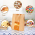 100 Pack 100 Packaging 13.7 8.3 3.5 Paper Bread Bags for Homemade Bread with Window and Label Stickers,Sourdough Bread