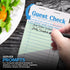 (20 Pack) 1000 Stock Your Home Green Guest Check Books for Servers Server Note Pads, Waiter Checkbook, Food Receipt