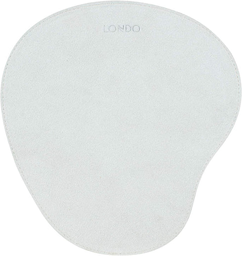 Londo Leather Oval Mousepad with Wrist Rest