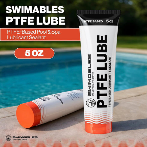 5oz 1 Pack Swimables PTFE Lube - PFAS-Free Food-Grade Ceramic PTFE Grease for Pool Equipment, Plumbing Fixtures, RV