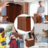 PerKoop Expanding File Folder with Flap - Heavy Duty Document Organizer, 10 Slots, Letter Size, Brown (5 Pieces)