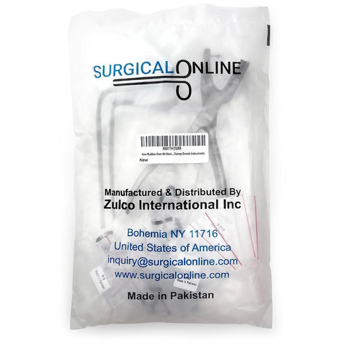 SURGICAL ONLINE Comprehensive Dental Rubber Dam Kit - Medical Grade Stainless Steel, Rubber Dam Clamps, Punch Plier
