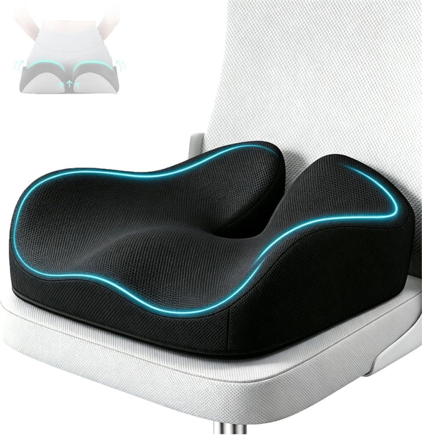 CXC Memory Foam Seat Cushions for Office Chair Pressure Relief Seat Cushion