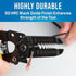 Jonard Tools JIC-1022 10-22 AWG Wire Stripper and Cutter, 6-3/4" Length