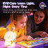 3 Dimmable 1200mAh Bunny Night Light for Kids, Level Rabbit Nursery Nightlight, Soft Silicone Bedside Touch Lamps, Cute