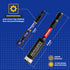 2 In. Security T20 Impact Magnetic Screwdriver Bit Set, 51 Pieces #20 Torx Head Power Bit Set with Impact Bit Holder