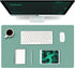 K KNODEL Small Desk Mat, Office Desk Pad, Laptop Mat for Desk, Desk Protector Mat, 23.6"x13.8", Green