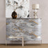 CRE8TIVE Matte Gold Grey Marble Contact Paper 12"x80" - Waterproof Peel and Stick Removable Vinyl for Kitchen and