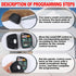 Kingdder 3 Pieces Garage Door Remote Compatible with Multicode 300mhz, Keychain Gate Opener Remote (Black, White)