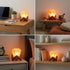 Generic Dimmer, Himalayan Salt Lamp Diamond Shape Hand-Carved Pink Rock Salt Light with Warm Mood Lighting for Bedroom