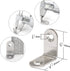 30-Pack, 1.2" WEBI Heavy Duty Stainless Steel Corner Braces, L Shaped Right Angle Brackets, Corner Protector, Shelf