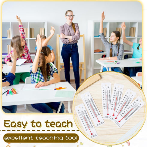 Maitys 20 Pcs Mercury Free Student Thermometers, Boiling Point Science Thermometers for Classroom Teaching Tools