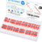 TICONN 200 PCS Solder Seal Wire Connectors, Heat Shrink Butt Connectors, Waterproof Electrical Wire Terminals