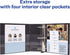 Avery Heavy-Duty View 3 Ring Binder, 1 Black Binder, 5 Inch One Touch EZD Rings, 2.3/4.8 Inch Spine (79606)