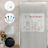 Mr. Pen Acrylic Dry Erase Calendar for Silver Fridge, 14.7x11.8", Magnetic Calendar with 4 Markers