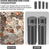P PRETIRENO Set, 4 Counting (Set Coin Sorter Tubes with Funnel Money Rolls for Coins, Coin Wrapper and Sorter, Sorter