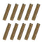 uxcell 12pcs Fully Threaded Rods 1/4x1" Carbon Steel All Thread Studs for Furniture Garden Railing Assembly