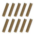 uxcell 12pcs Fully Threaded Rods 1/4x1" Carbon Steel All Thread Studs for Furniture Garden Railing Assembly