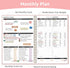 Account Budget Planner - Monthly Budget Book with Expense Tracker Notebook, Undated Bill Organizer & Finance Planner