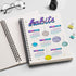 EMSHOI Graph Paper Spiral Notebook: 7.48" x 10.15", 2 Pack, 320 Pages, B5 Graph Paper, Plastic Hardcover