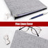Vienrose 3 Ring Binder 1 Inch Round Rings, Durable Linen Cover, Holds 8.5" x 11" Paper