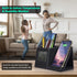 Pen Holder and Organizer for Desk with Wireless Charger, Digital Indoor Thermometer and Humidity Gauge