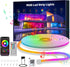 Ledagic 10ft Rgb Led Neon Rope Lights with Remote App Control, IP65 Waterproof
