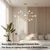 MAYOMAJO M12 Threaded Extension Poles Lighting Fixture Downrods Stems for Pendant Light, Island Lighting, Chandeliers