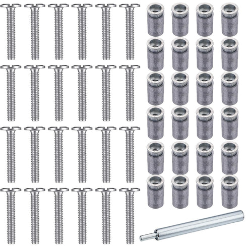 MorningRo 49 Piece Kit - Hurricane Shutter Hardware Hurricane Sidewalk Bolt Kit 18-8