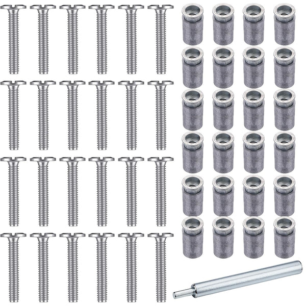 MorningRo 49 Piece Kit - Hurricane Shutter Hardware Hurricane Sidewalk Bolt Kit 18-8