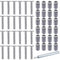 MorningRo 49 Piece Kit - Hurricane Shutter Hardware Hurricane Sidewalk Bolt Kit 18-8