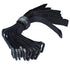 Adjustable and Reusable Hook and Loop Cinch Straps - 10 Pack (12" x 0.8", Black)