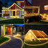 50ft 600 20 Dimmable IP68 OMIKA LEDs Solar Rope Lights, USB Charging, Lighting Modes, Timer Remote Control, Waterproof