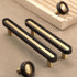 8 3 3/4 Pcs in Cabinet Door Solid Wood pulls Simple Cabinet Bedside Table Pure Copper Door Handles