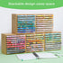 Ohuhu Bamboo Marker Organizer, Wooden Desktop Storage for 126 Markers, Pens, and Art Brushes