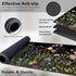 Large Wild Flower Gaming Mouse Pad & Wrist Rest, Desk Mat + Small Mouse Pad, Office Supplies, Desk Accessories