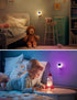 3D 3000K, 3 L LOHAS LED Night Light for Kids, Space Night Light Plug in, Dusk to Dawn Nursery Night Lights, RGB+Soft