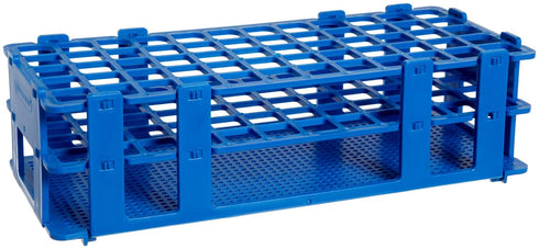 No-Wire Test Tube Rack by SP Bel-Art, For 13-16mm Tubes, 60 Places, Blue