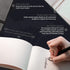 Wildlife Grid Reporter A6 Notebook - PU Leather Hardcover Pocket Journal with Elastic Closure