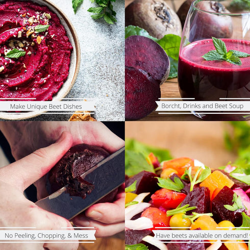 2 lbs Dried Chopped Beets by Its Delish, Bulk Bag | Gourmet Dehydrated Raw Beet Root Vegetables | Cooking, Camping