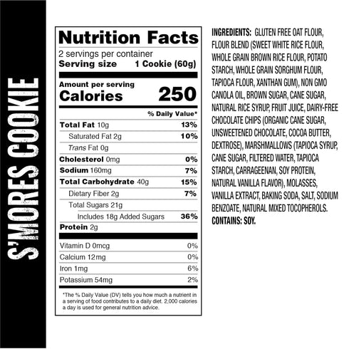 Supplies-2 OMEALS SMores Cookie-MRE-Extended Shelf Life-Fully Cooked w/Heater-Perfect for Outdoor Enthusiasts