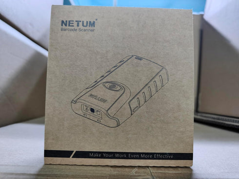NETUM Bluetooth 1D Barcode Scanner, 3-in-1 Portable CCD Bar Code Reader for Warehouse Inventory