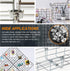 30 Sets Stainless Steel Gridwall Joining Clip Connectors, Grid Panel Joining Clips for Grid Panels
