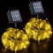 QITONG Warm White Solar Rope Lights, 2 Pack Each 33ft 100 LED
