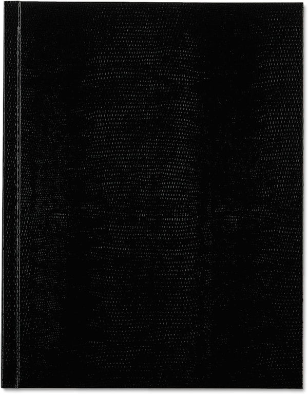 Blueline A7BLK Executive Notebook, College/Margin Rule, 9 1/4 x 7 1/4, White, 150 Sheets